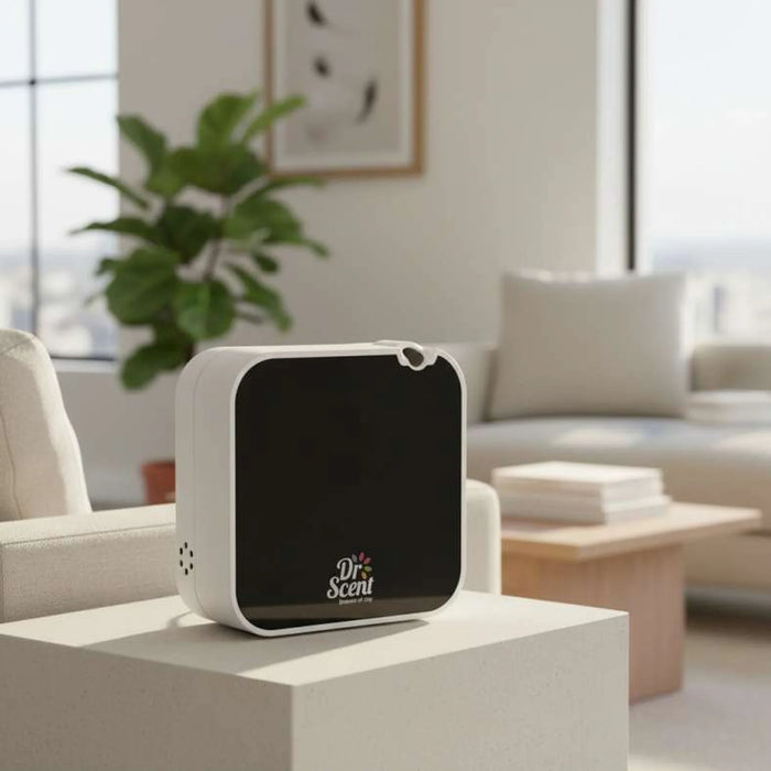 Dr Scent Mini Remote Control Fragrance Diffuser Machine 15X15X6.2Cm - Black