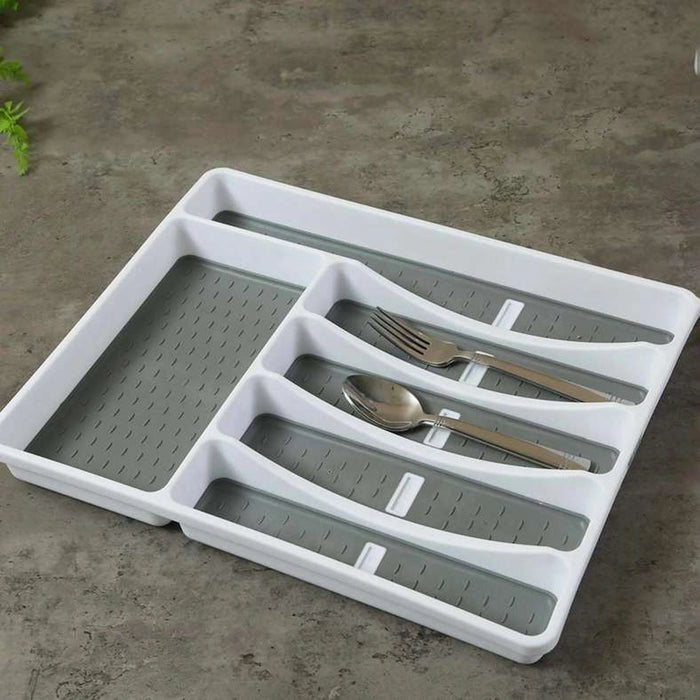 Draco Cutlery Organizer 5Cm - White