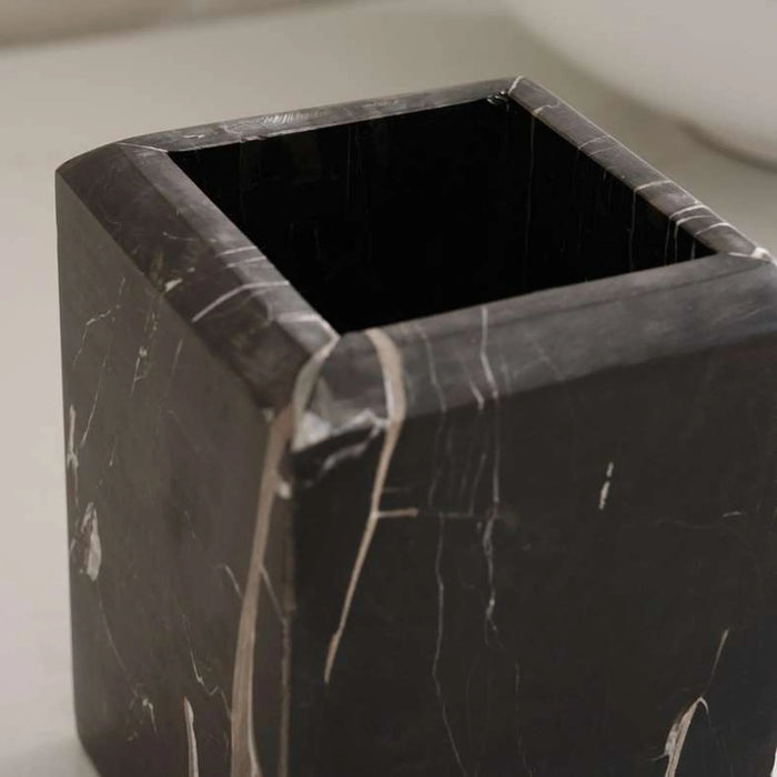 Dragon Marble Tumbler 9.5X9.5X13Cm - Black