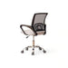 Drake Office Low Back Chair Mesh Fabric - Grey Black Pan Home