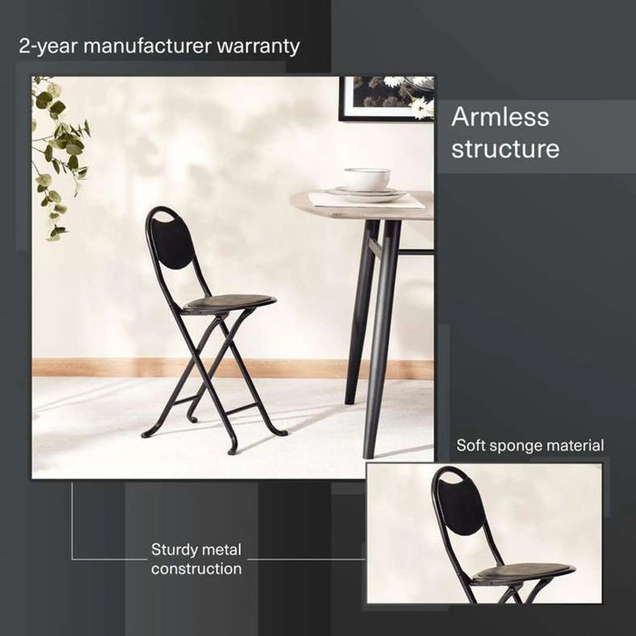 Draper Folding Chair - Black