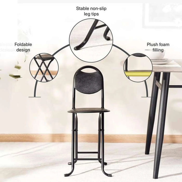 Draper Folding Chair - Black