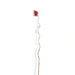 Dried Corn Leaf Bamboo Flower Stick 13X13X160Cm- Red Pan Home