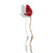 Dried Corn Leaf Bamboo Flower Stick 13X13X160Cm- Red Pan Home