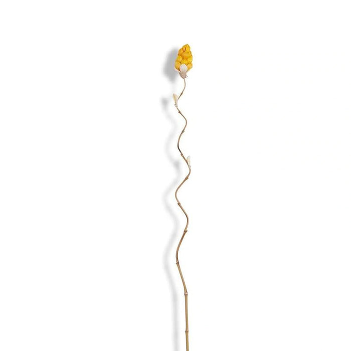 Dried Corn Leaf Bamboo Flower Stick 13X13X160Cm- Yellow Pan Home