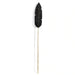 Dried Sisal Bamboo Leaf Stick 20X2X200Cm- Black Pan Home