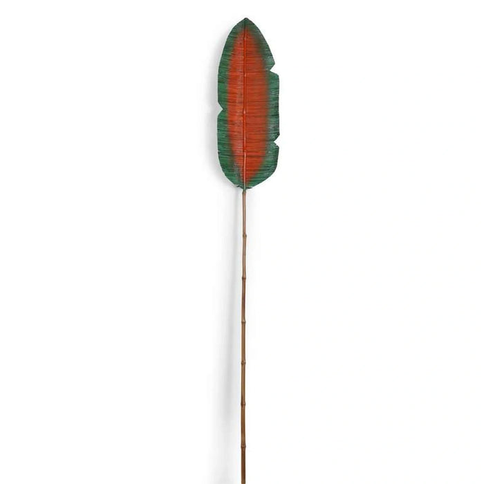 Dried Water Hyacinth Bamboo Leaf Stick 30X2X200Cm - Orange
