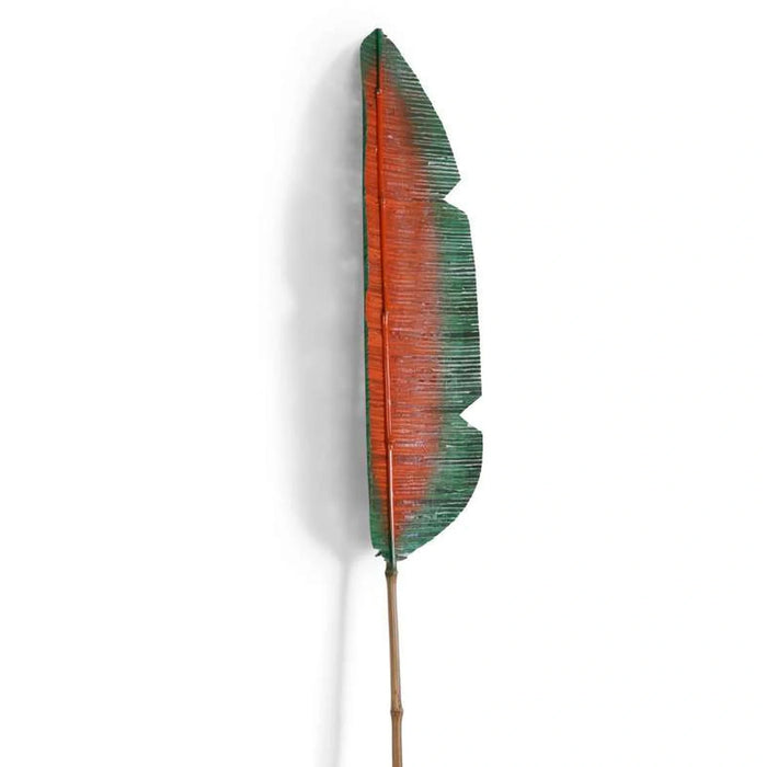 Dried Water Hyacinth Bamboo Leaf Stick 30X2X200Cm - Orange