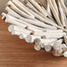 Drift Teak Wood Decor Platter 44X44X14Cm - White Wash Pan Home