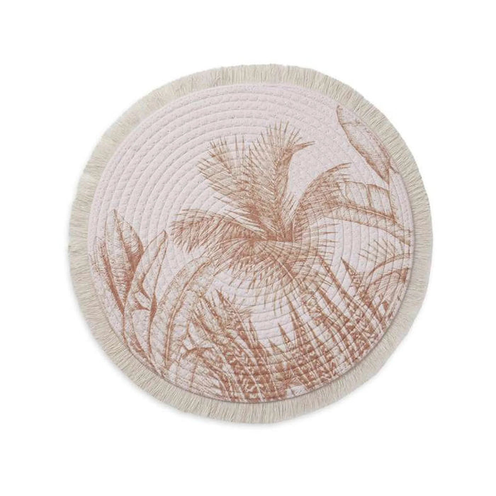 Dune Printed Placemat Dia38Cm - Beige Pan Home