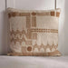 Durban Embroidered Down Alternative Filled Cushion 50X50 Cm - Rust Pan Home