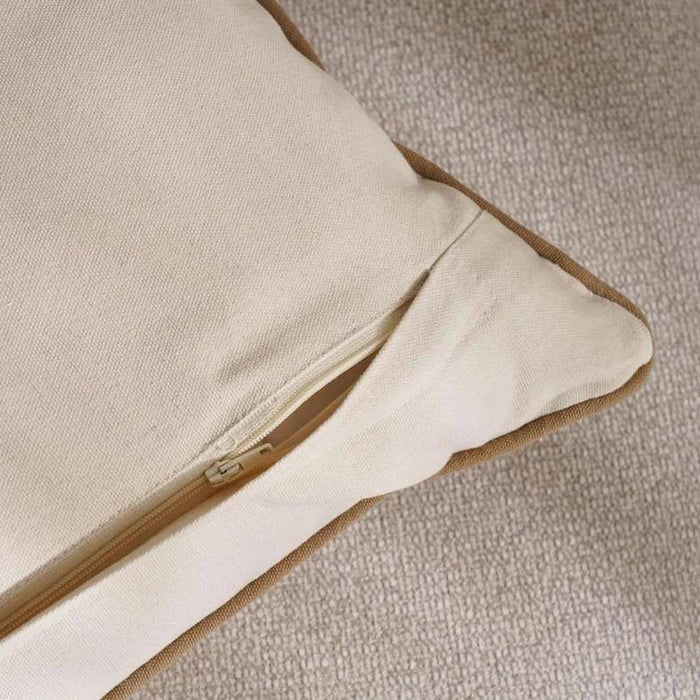 Durban Embroidered Down Alternative Filled Cushion 50X50 Cm - Rust Pan Home