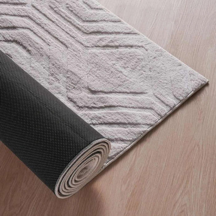Dwayne Jacquard Rug 160X230Cm - Ivory Pan Home