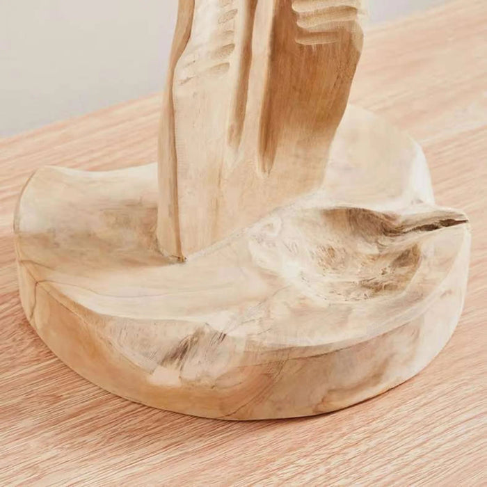 Dylan Teak Wood Decor Sculpture 28X26X87Cm - Natural Pan Home
