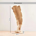 Dylan Teak Wood Decor Sculpture 28X26X87Cm - Natural Pan Home