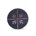 Earthy House Acacia 4-Piece Coaster D10.1X5Cm -Black Pan Home