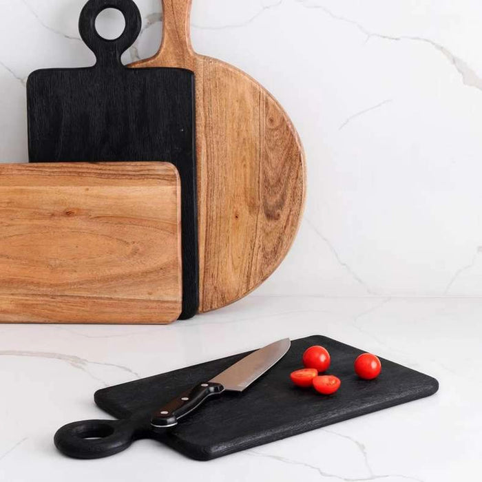 Earthy House Acacia Chopping Board - Black