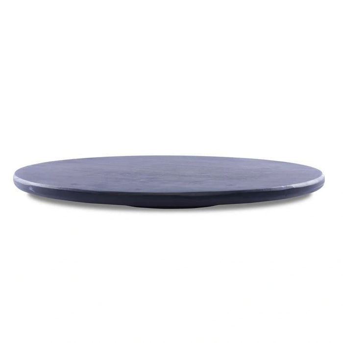 Earthy House Acacia Lazy Susan D38X3.8Cm -Black Pan Home