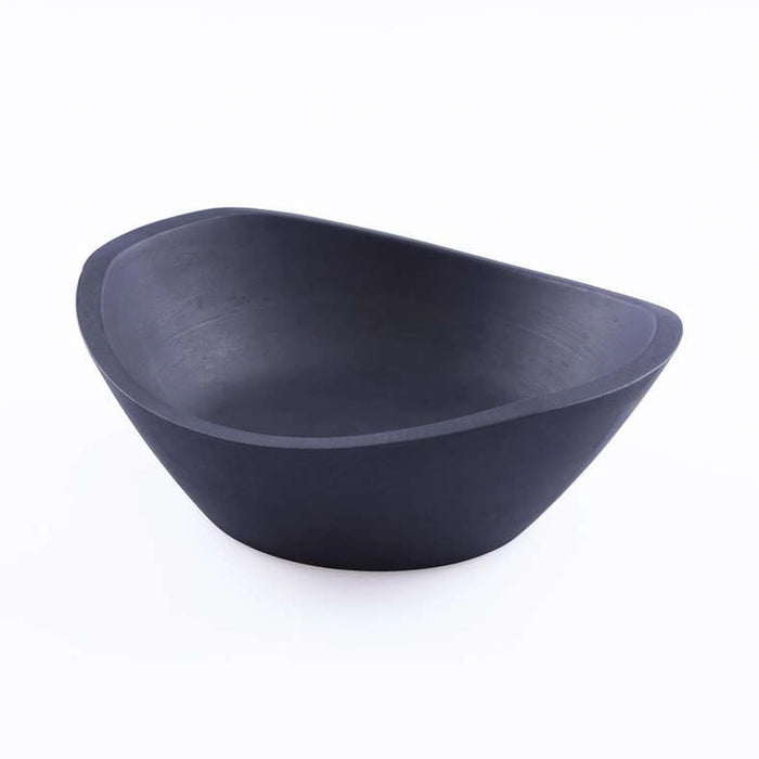 Earthy House Acacia Serving Bowl 20X19X8Cm -Black Pan Home