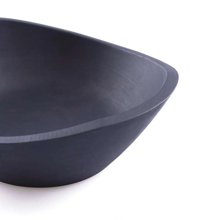 Earthy House Acacia Serving Bowl 20X19X8Cm -Black Pan Home