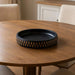 Earthy House Serving Bowl D30.4X5cm - Black Pan Home