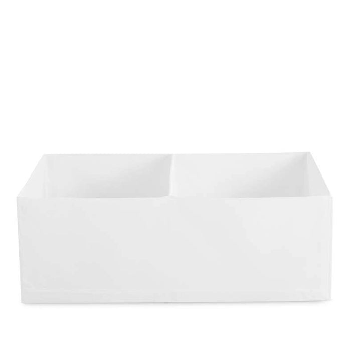 Ease 2-Compartment Foldable Clothes Organizer - White