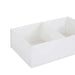 Ease 2-Compartment Foldable Storage Box 20X34X10cm - White Pan Home