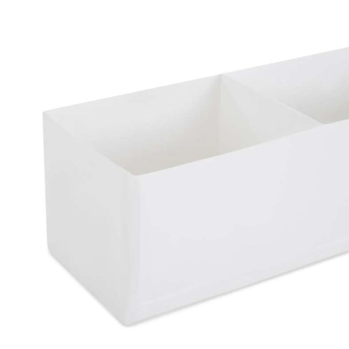 Ease 2-Compartment Foldable Storage Box 18Cm - White Pan Home