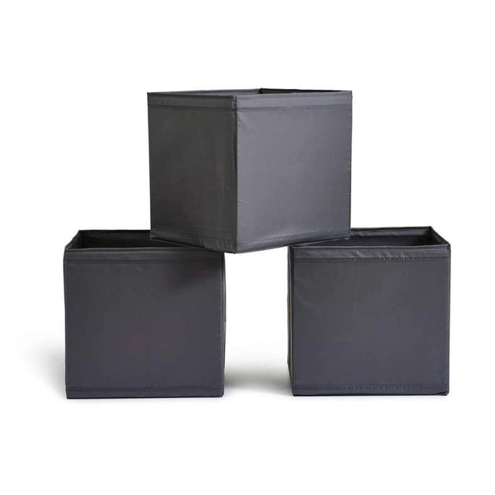 Ease 3-Piece Foldable Storage Box 33Cm - Grey Pan Home