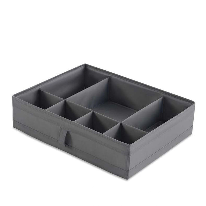 Ease 7-Compartment Foldable Storage Box 11Cm - Grey Pan Home
