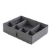 Ease 7-Compartment Foldable Storage Box 11Cm - Grey Pan Home