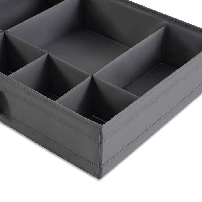 Ease 7-Compartment Foldable Storage Box 11Cm - Grey Pan Home