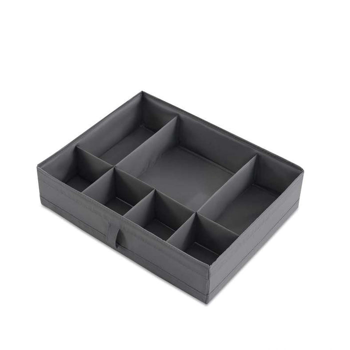 Ease 7-Compartment Foldable Storage Box 11Cm - Grey Pan Home