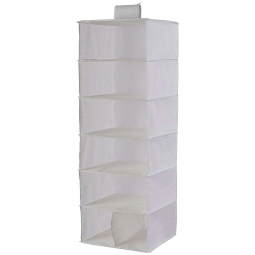 Ease 7-Compartment Hanging Organizer 90Cm - White Pan Home