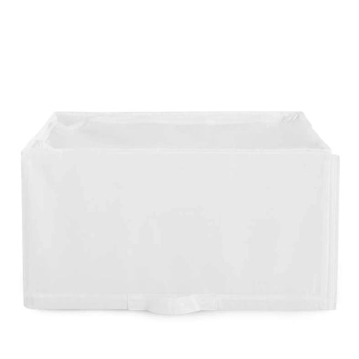 Ease Foldable Storage Box With Zipper 34X51X28Cm - White Pan Home