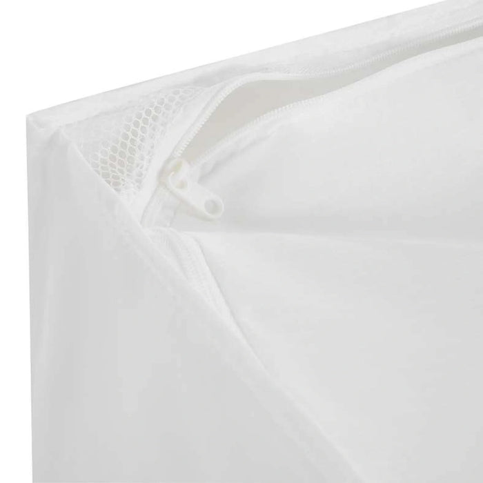 Ease Foldable Storage Box With Zipper 34X51X28Cm - White Pan Home