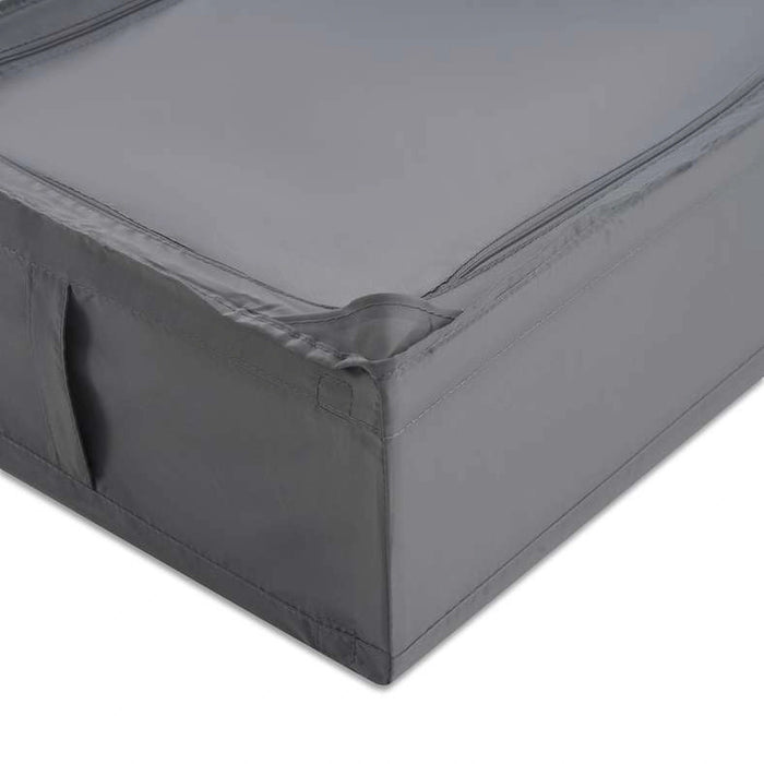 Ease Foldable Storage Box With Zipper 44X55X19cm - Grey Pan Home