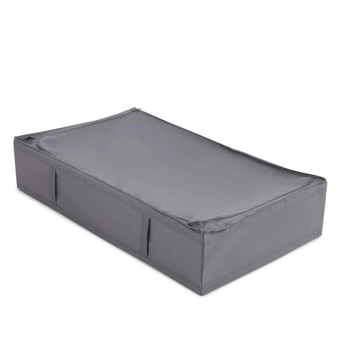 Ease Foldable Storage Box With Zipper 19Cm -Grey Pan Home