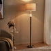 Easson E27 Floor Lamp With Rotary Switch On/Off Dia 38X160Cm - Brass Pan Home