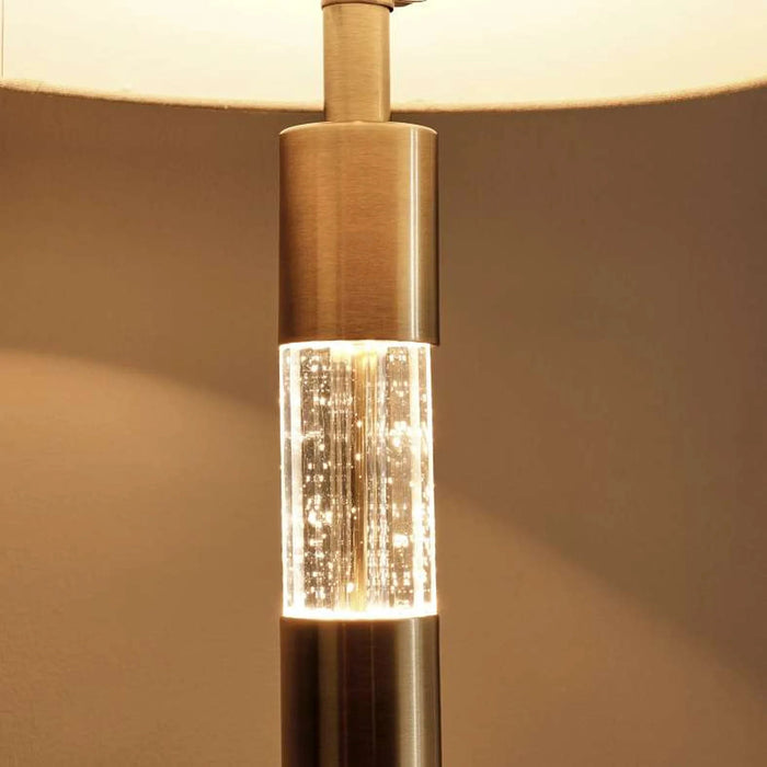 Easson E27 Floor Lamp With Rotary Switch On/Off Dia 38X160Cm - Brass Pan Home