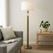 Easson E27 Floor Lamp With Rotary Switch On/Off Dia 38X160Cm - Brass Pan Home