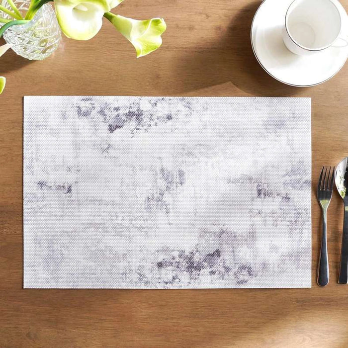 Easton 4Piece Vinyl Placemat Set 30X45Cm - Grey