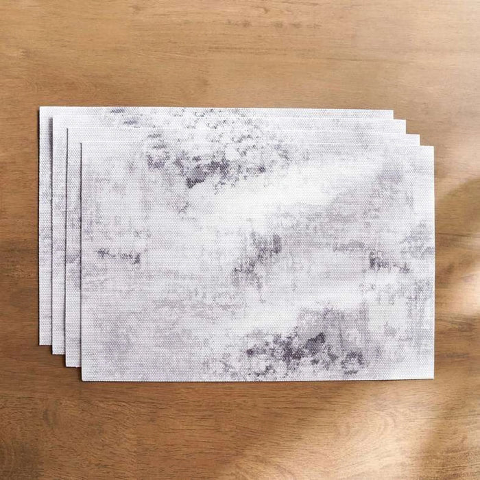Easton 4Piece Vinyl Placemat Set 30X45Cm - Grey