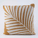 Easton Chenille Filled Cushion -Ochre Pan Home