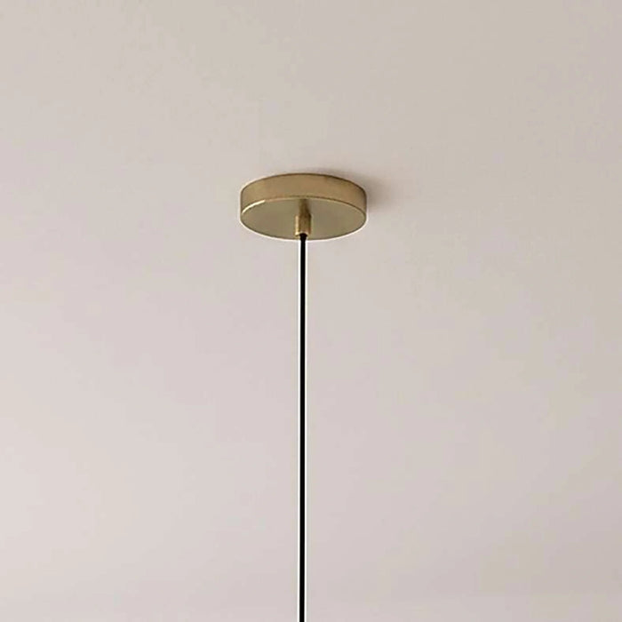 Easton E14 Acacia Wooden Mushroom Pendant Lamp 30.5X113.5Cm - Brown