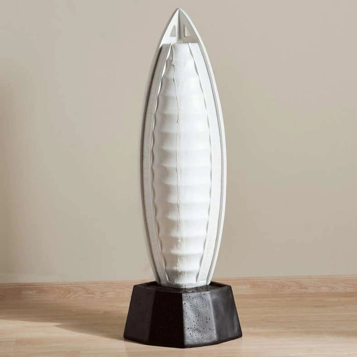 Easton Polyresin Floor Fountain 48X40X128Cm- White Pan Home