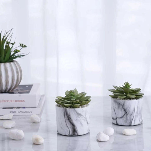 Echeveria Artificial Succulent H18Cm -Green Pan Home