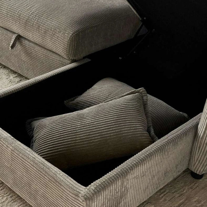 Echo Ret Corner Sofa Bed - Grey