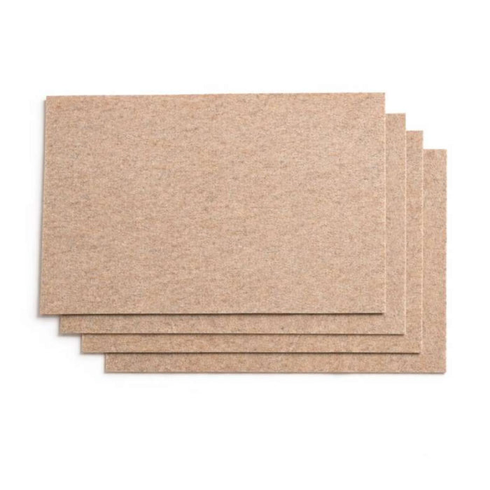 Eco 4 Piece Rectangle Placemat Set 33X45Cm- Beige