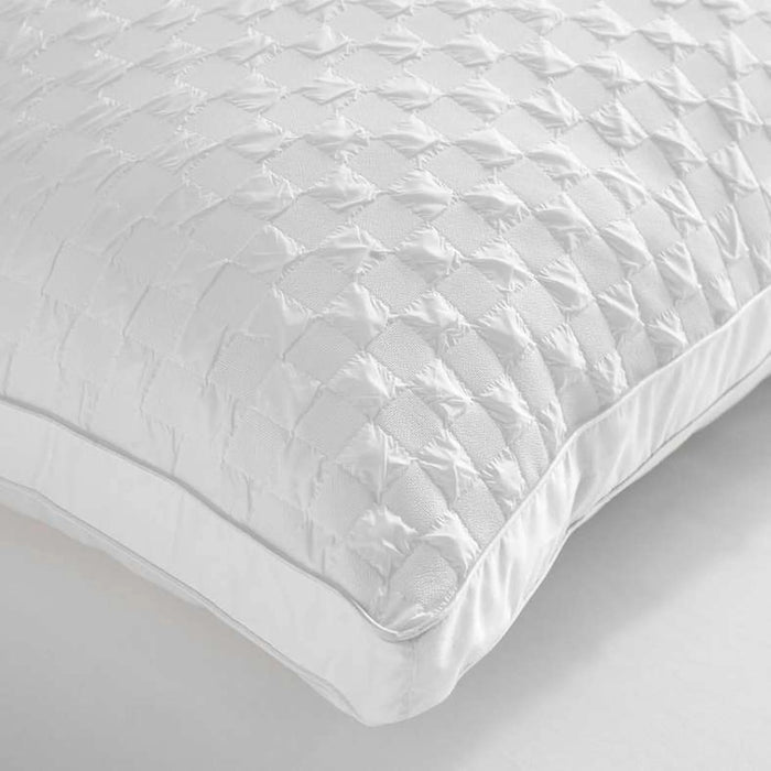 Ecolush Soybean Pillow With Gusset 48X74X4Cm - White Pan Home